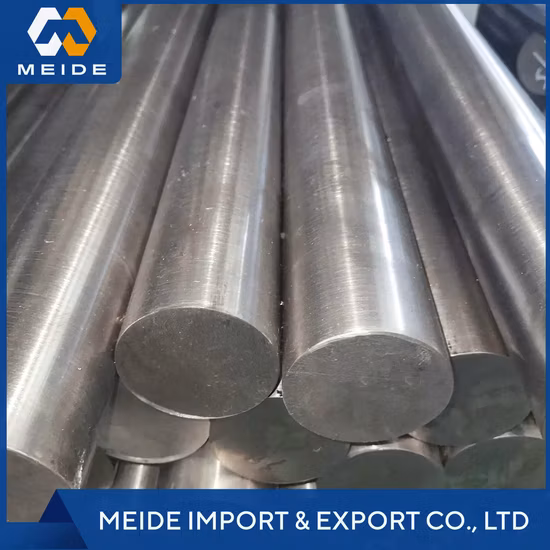 Barra redonda de liga de titânio Gr5 de titânio sólido, para titânio industrial resistente ao calor e à corrosão
