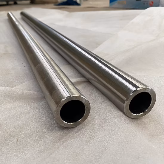 Fabricação de tubo de titânio Tubo soldado de titânio ASTM B4348 Tubo de titânio grau 5 para instrumentos