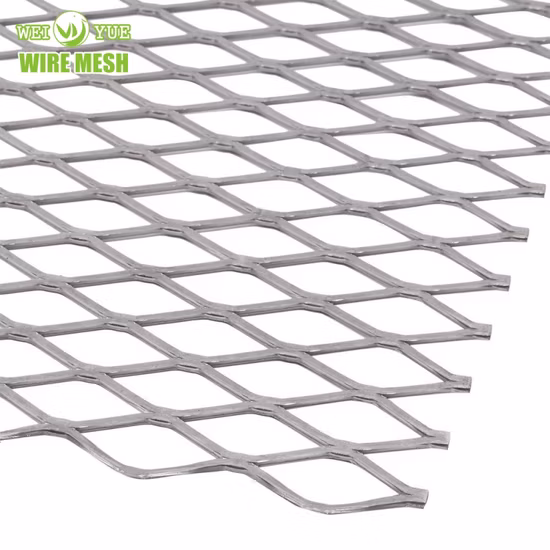 Folha de malha expandida de titânio de todos os tamanhos de material de construção/ripa de metal expandido