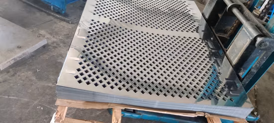 Folha de malha de titânio perfurada para gravação em metal perfurado